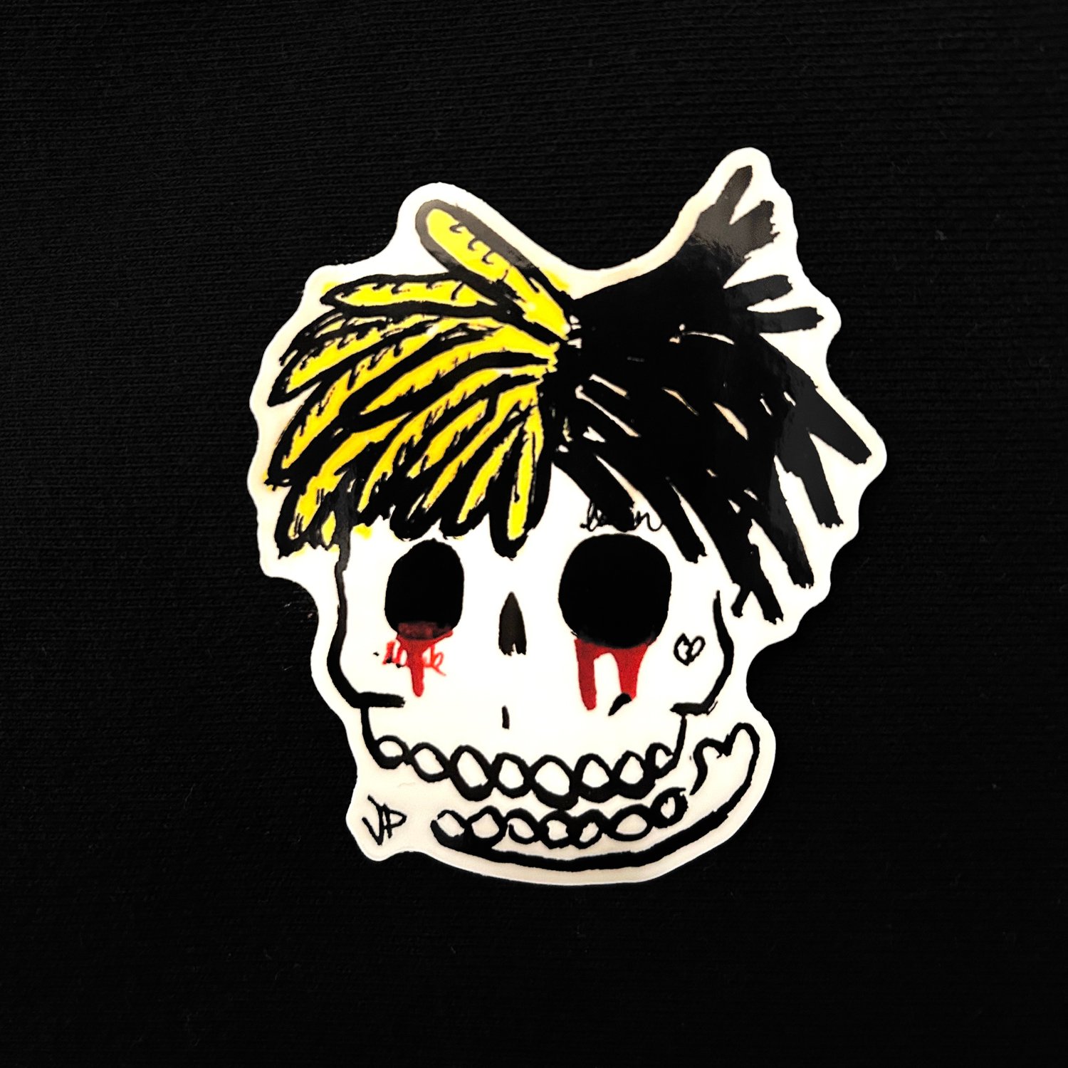 Image of XXXTENTACION SKULL STICKER