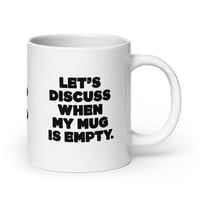 Image 3 of LET'S DISCUSS... Mug