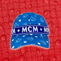 Image 3 of Mcm Visetos Blue 🌀 Baseball Cap 🧢 