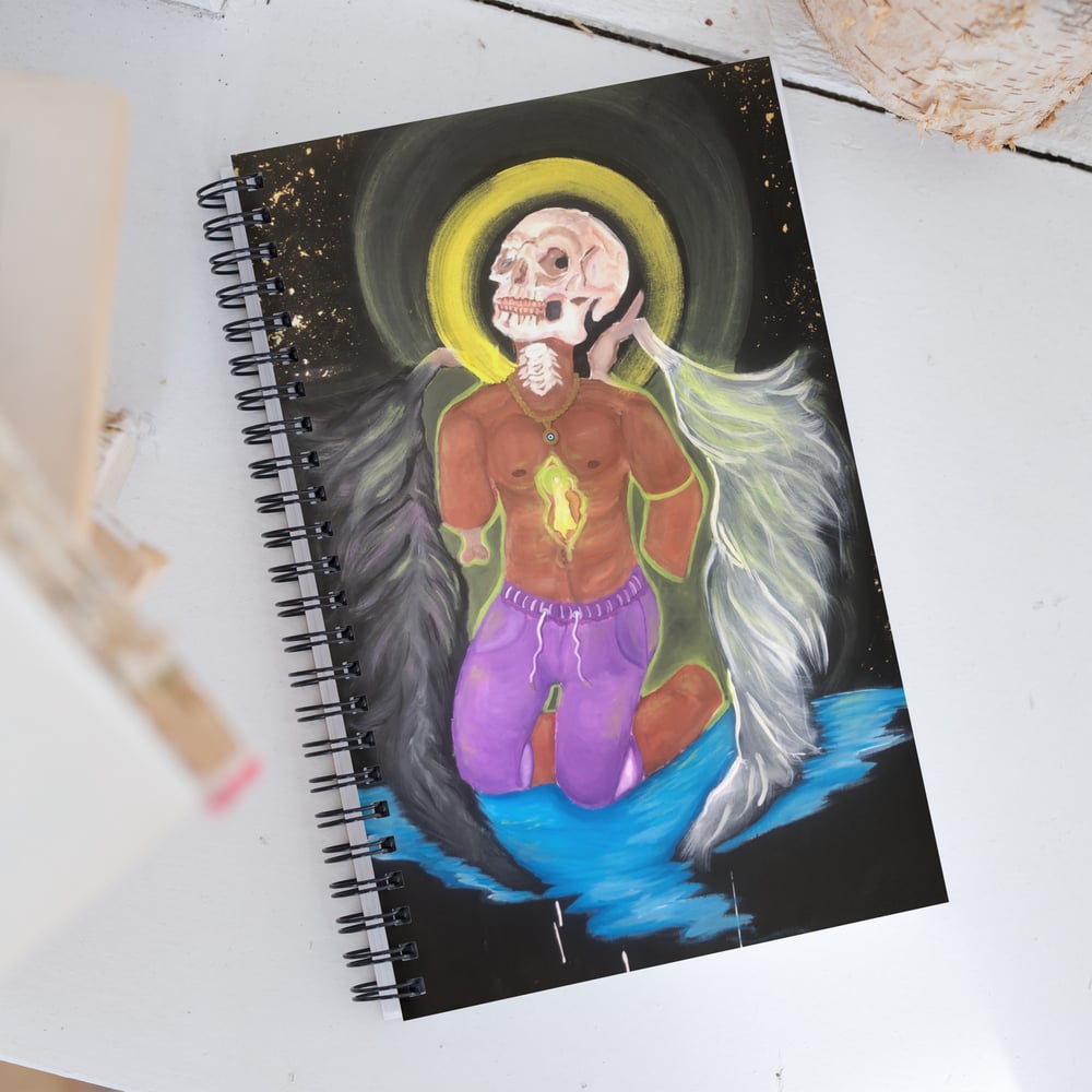 Image of Immortality’s Angel Spiral notebook