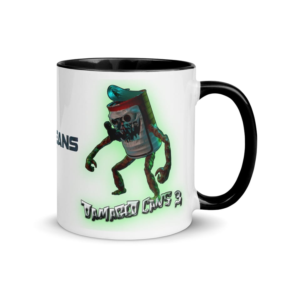 Image of Damaged Cans 3 Mug with Color Inside