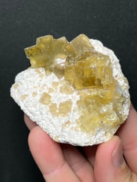 Image 2 of Barite & Yellow Cubic Fluorite Crystal Specimen #2426