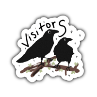 Image 1 of Crow "Visitors" - Sticker