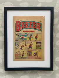 Image 1 of The Beezer, framed complete vintage comic, No 1378 June 1982