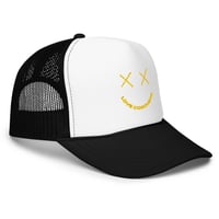 Image 5 of X's LOVE CONQUERS Foam trucker hat