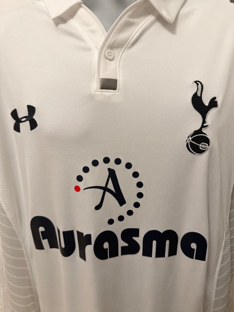 Image of Tottenham Hotspur “BALE 11” 2012/13 Home Long Sleeve Shirt + patches (XXL)