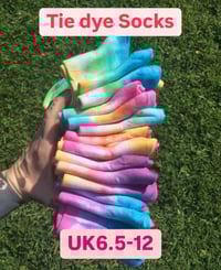 Image 1 of Tie Dye socks UK6.5-12