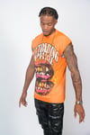 Oversized Sleeveless Tee (ORANGE)