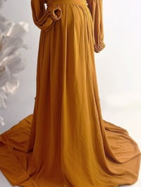 Image 3 of Maternity/non maternity photoshooting dress Terza size S-M • orange • photgraphy clothing