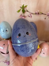 Image 5 of Mini egg pot purple 