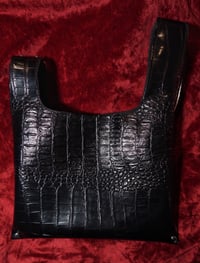 Image 4 of AZUMA BUKURO BAG | DOUBLE SIDED BLACK AND WHITE GATOR
