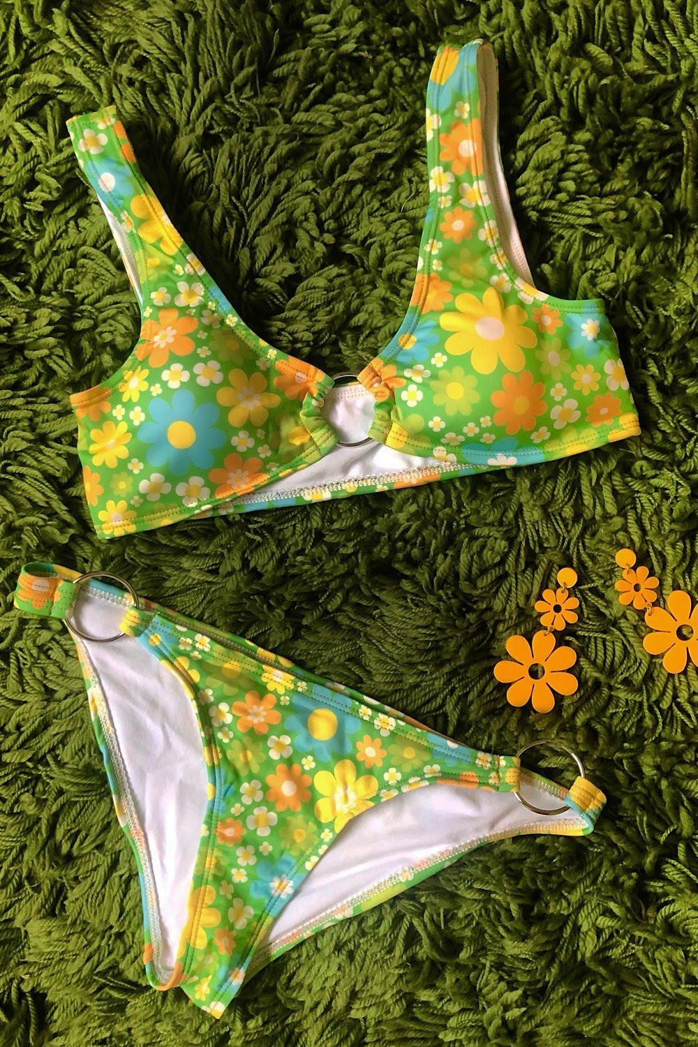 60s Ring Bikini In Still Sunny