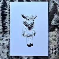 'sacred lamb' A4 Print 