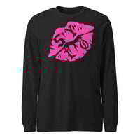 pink lips Long Sleeve Tee