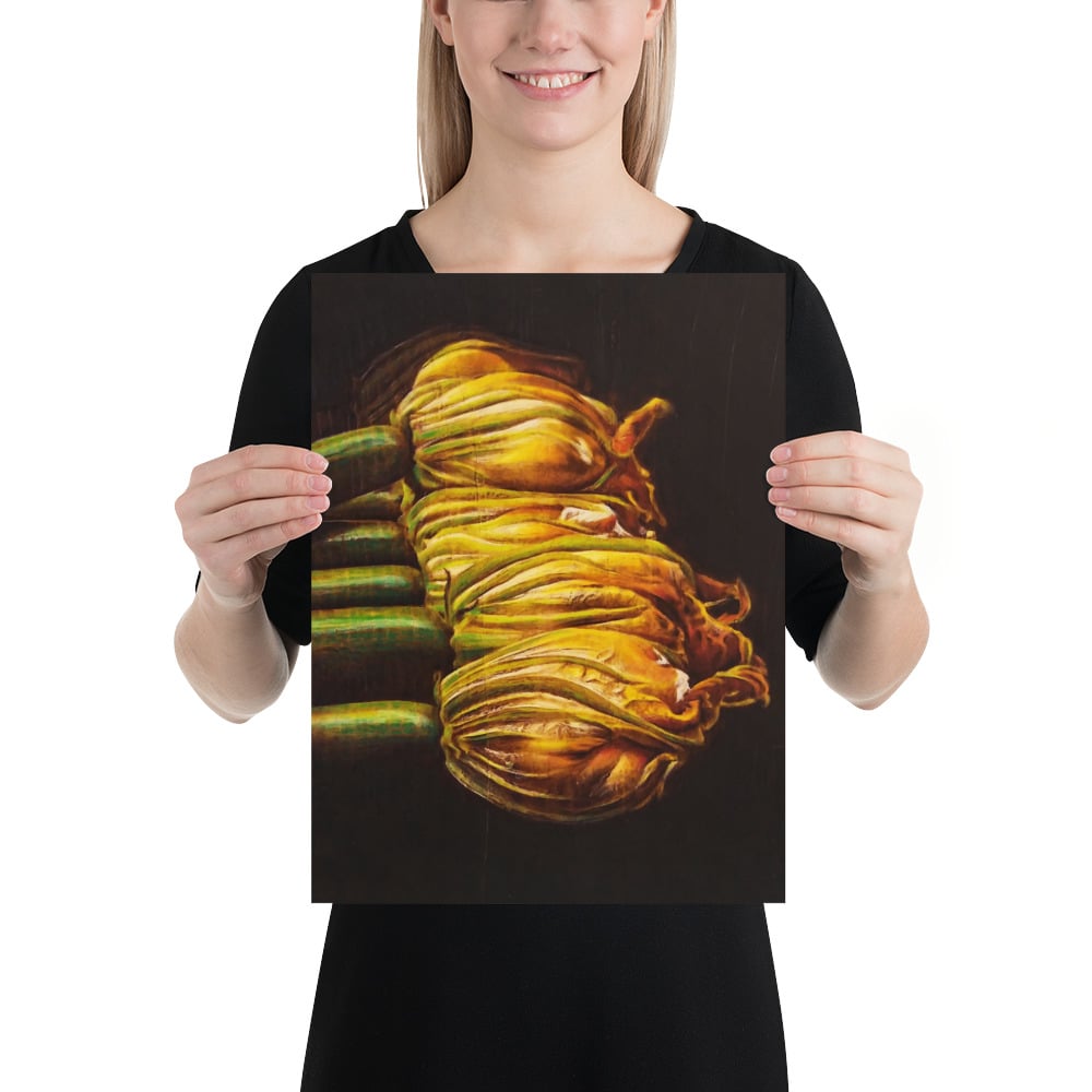 Photo Print: Zucchini Blossoms