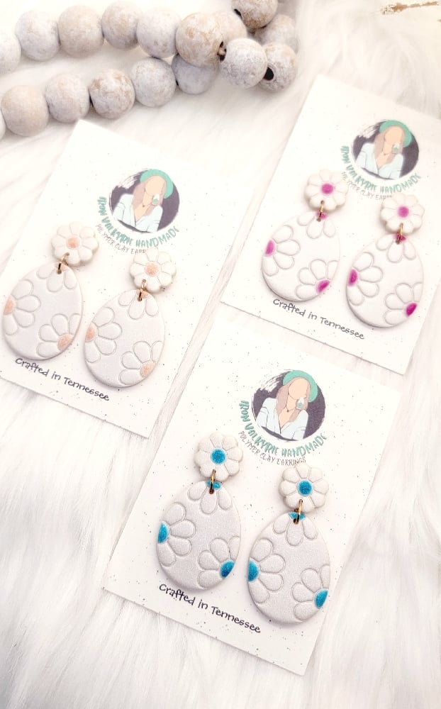 Image of Flower Egg Dangles