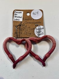 Image 3 of Heart Earrings🪱💗