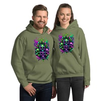 Image 9 of 4 Weed skulls Unisex Hoodie