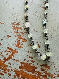 Image 7 of prehnite rosary style necklace