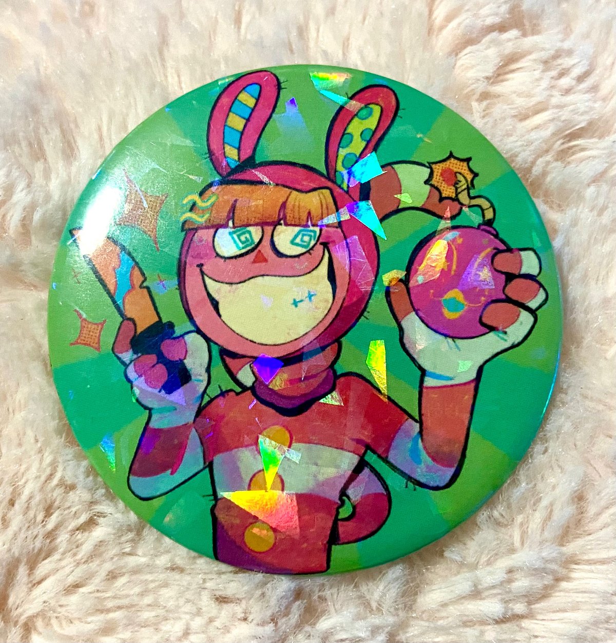 Image of Popee the Performer Button
