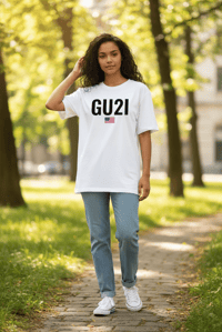 Image 5 of Get Use 2 It American Classic T-shirt (White)