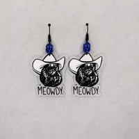 'Meowdy' Earrings