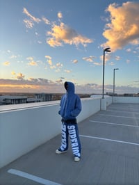 Image 2 of Madesuperior Vntg Blue Baggy Sweats