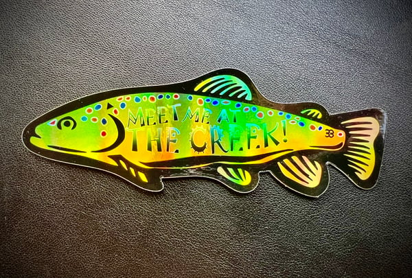 Image of NEW Holographic Creek Trout