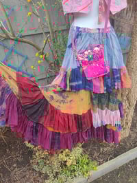 Image 4 of Wanderlust maxi skirt / bandeau dress - rainbows 8-14