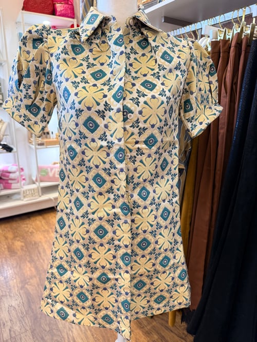 Image of VIVIAN JAQUARD DRESS