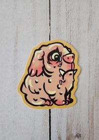 Sad Squonk Yellow Sticker
