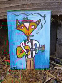 Image 2 of Fox Playing Guitar 
