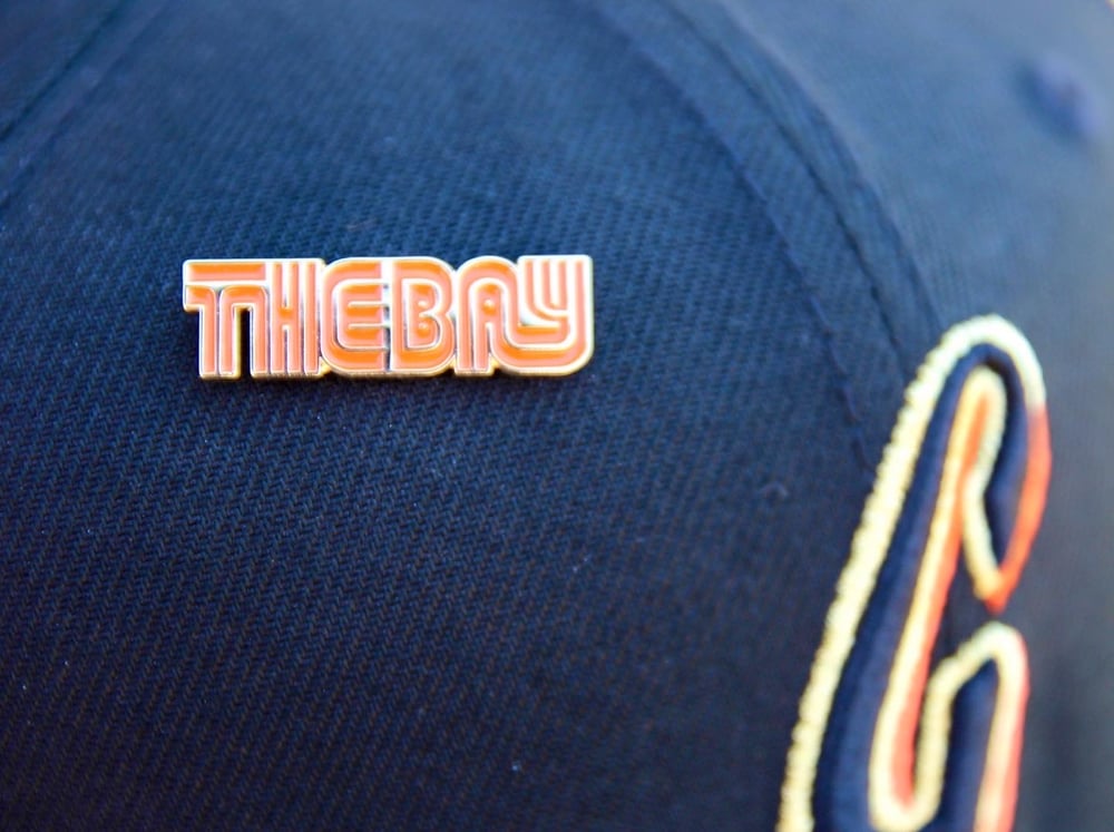 Image of City Pin - Orange/Gold