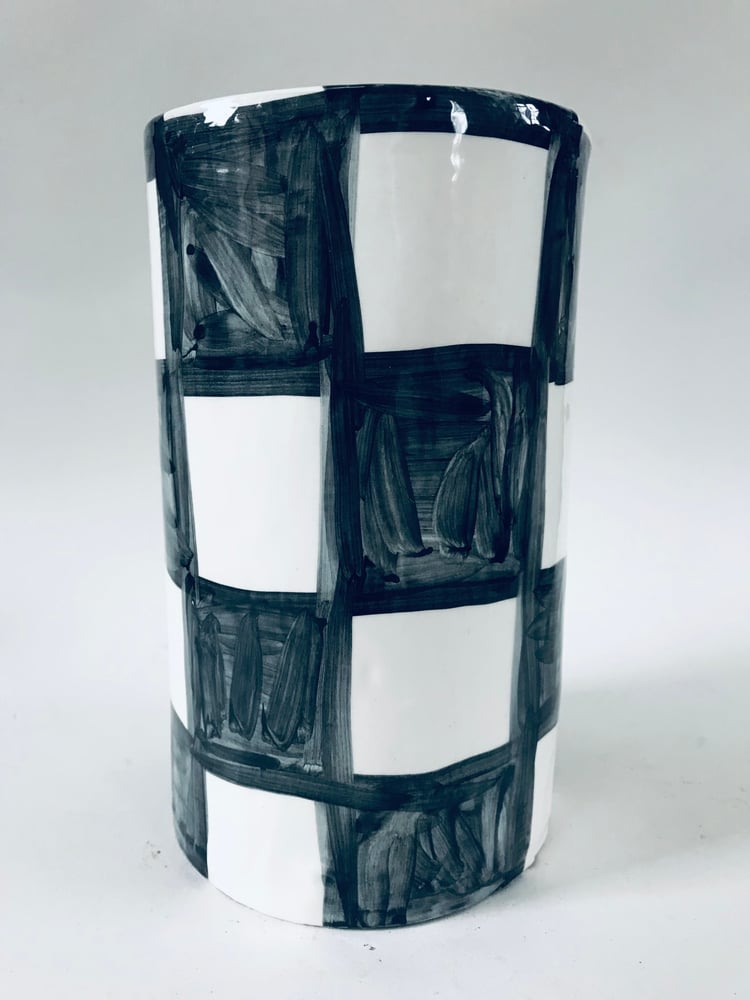 Image of CHEQUERED VASE 