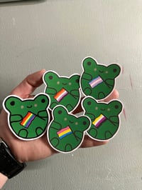 Image 3 of Pride Frog Stickers