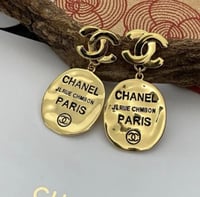Image 3 of Chanel Vintage CC Earrings