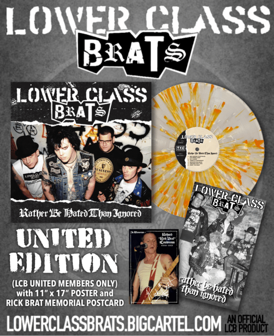 Image of RATHER BE HATED THAN IGNORED LP - UNITED EDITION