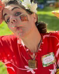 Image 5 of Ceramic "SPAM" Pendant Brown Glaze - Free Shipping