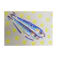 Image 1 of Sardines on lemon yellow spots