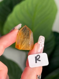 Image 18 of MINI GOLDEN RUTILE IN QUARTZ TOWERS -BRAZIL- CHOOSE YOUR OWN