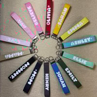 Image 2 of Custom Name Wristlet