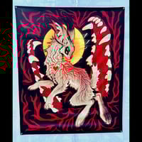 Image 1 of Eats and Eaten - Rabbit Tapestry