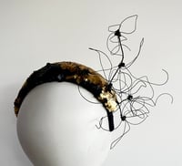 Image 4 of Gold and black sequin bandeau 