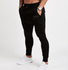 Mens Jogger - Black Ghosted Logo