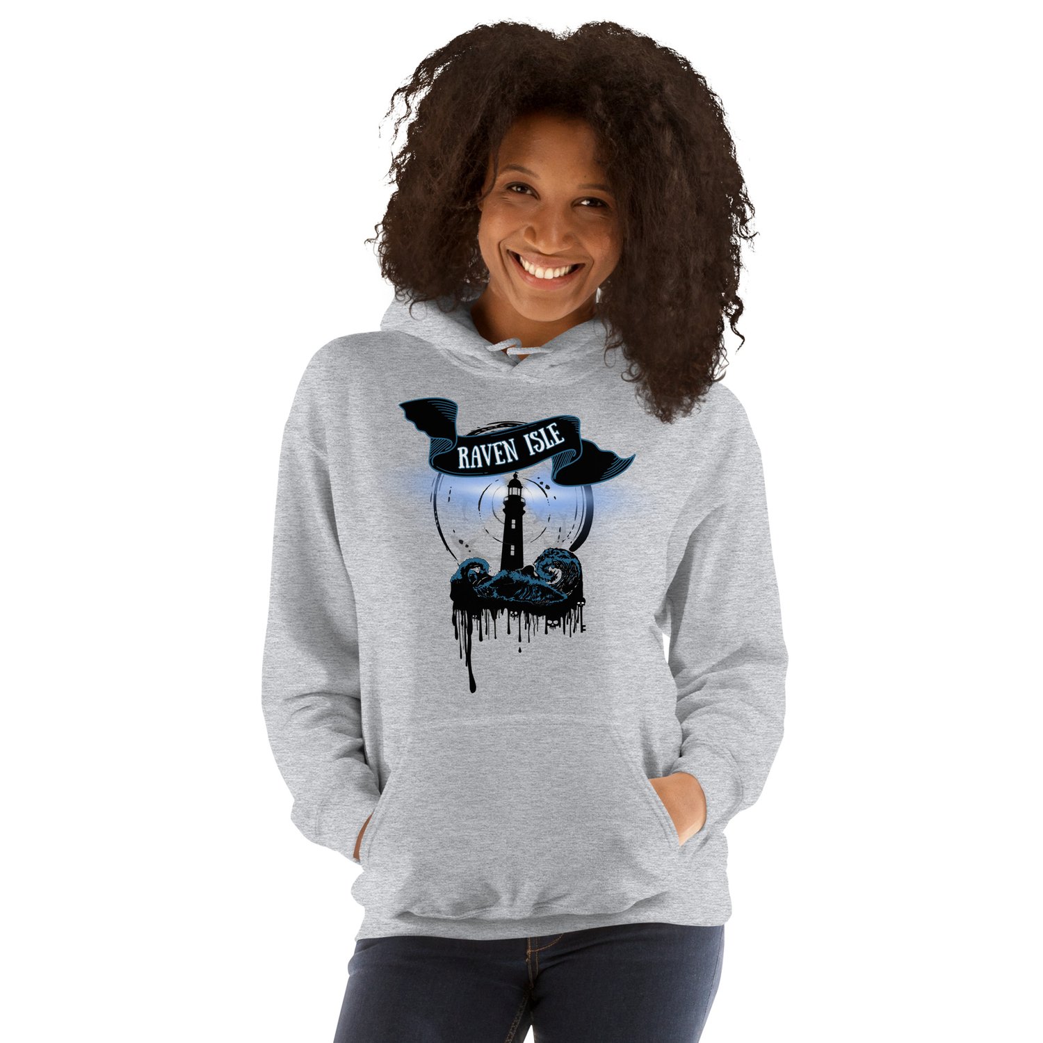 Image of Officially licensed does it hurt Raven Isle Unisex Hoodie