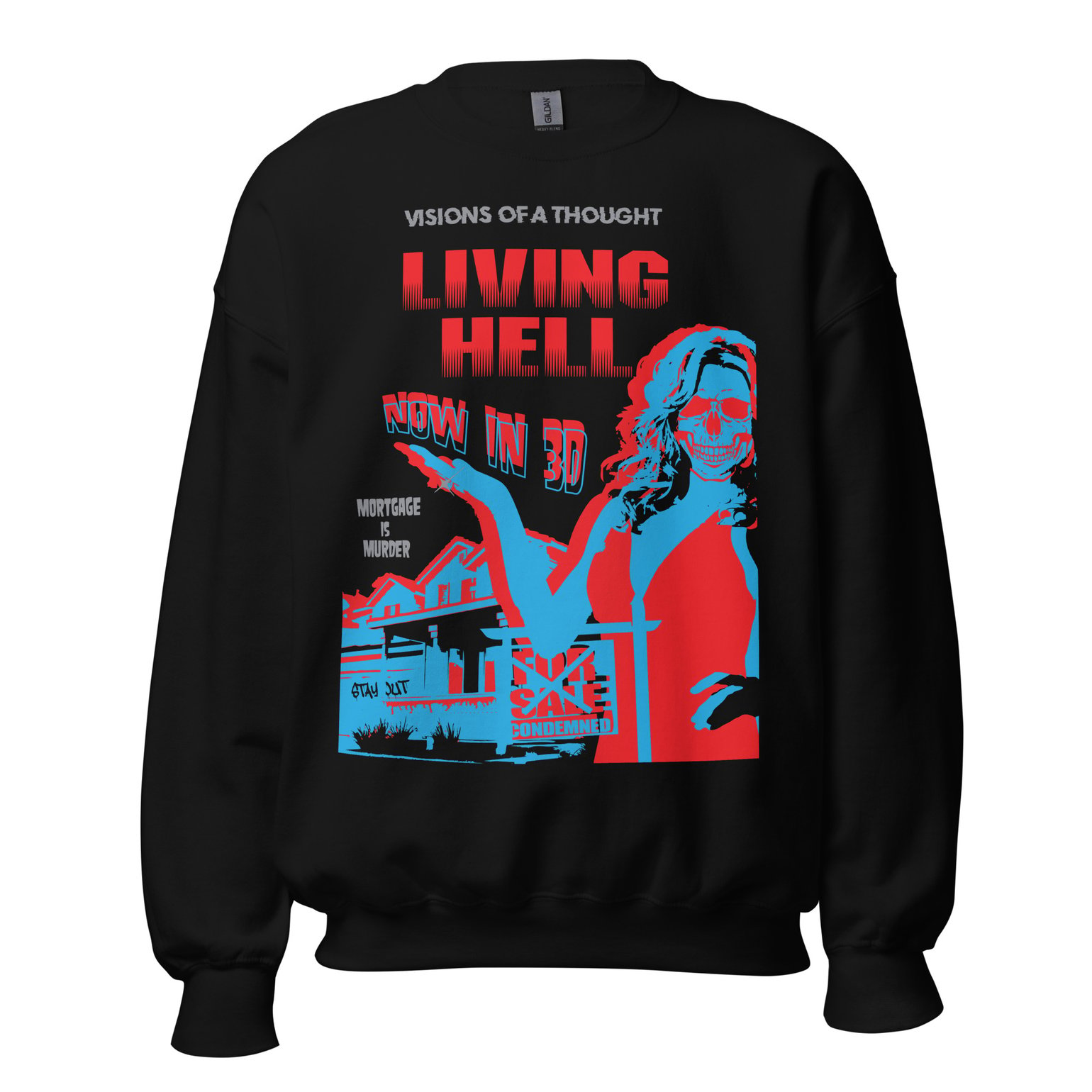 Image of LIVING HELL CREW/SWEATER 