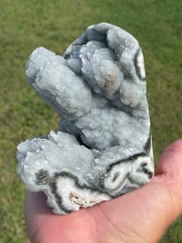 Image 1 of Druzy Amethyst with Polished Stalactites Edges #955