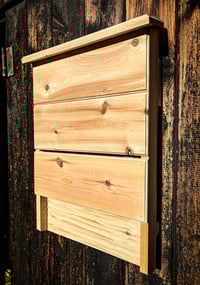 Image 4 of Handcrafted Single Chamber Cedar Bat House