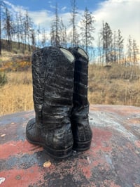 Image 3 of Faux Crocodile Cowboy Boots