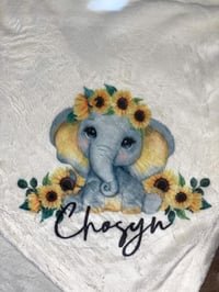 Image 4 of Personalized Baby Blanket 
